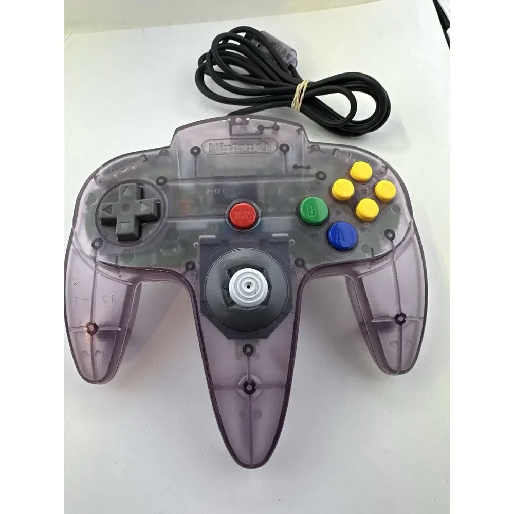 AUTHENTIC Original Nintendo 64 N64 LOOSE STICK Controller Purple OEM